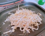もやしと卵の醤油焼き作り方3写真