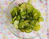 大人な酢の物♪胡瓜とゴーヤの酢の物♪作り方5写真