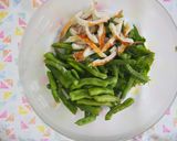 5分副菜♪インゲン・竹輪・大葉のナムル♪作り方3写真