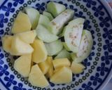 レンジで時短♪なす・じゃが芋の味噌汁作り方2写真