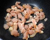 空心菜と鶏肉ともやしの和えそうめん作り方2写真