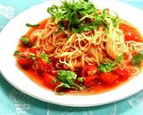 大葉とトマトの冷製パスタ　作り方7写真