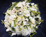 空心菜と鶏肉ともやしの和えそうめん作り方5写真