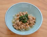 レンチンゼンライスで ニラ納豆ごはん作り方3写真