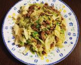 簡単☆キャベツと豚挽き肉の味噌炒め作り方5写真