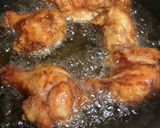 油2ｾﾝﾁプライパンで手羽元唐揚げ作り方5写真