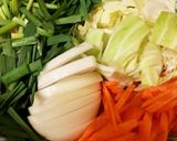 ゆかりのイブクロ野菜たっぷり味噌ラーメン作り方1写真