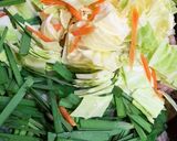 ゆかりのイブクロ野菜たっぷり味噌ラーメン作り方4写真