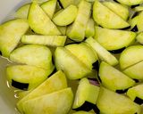 なす えのき 油揚げの味噌汁作り方2写真
