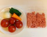 野菜たっぷりミートソース作り方1写真