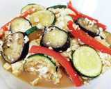 超簡単！夏野菜と豆腐の和風たまごとじ！！作り方9写真