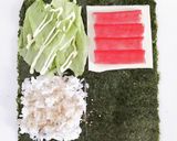 お手頃材料で♡折りたたみキンパ作り方8写真