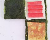 お手頃材料で♡折りたたみキンパ作り方10写真