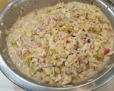 我が家のお好み焼き　栄養満点！小麦粉少し作り方4写真