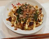 我が家のお好み焼き　栄養満点！小麦粉少し作り方7写真