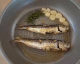 小松菜と鰯の干物のイタリア風作り方1写真