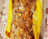 オムライス弁当の失敗しない卵の巻き方作り方3写真