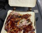 余った餃子あんでホットサンド作り方3写真