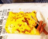 オムライス弁当の失敗しない卵の巻き方作り方6写真