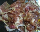丼(どん)だけぇ~♡母の豚肉丼作り方1写真