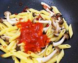 木の子のペンネアラビアータ作り方7写真