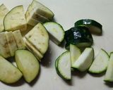 夏野菜のそば作り方1写真