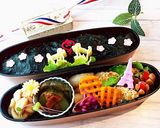 文月27　チキンカツ　海苔弁当作り方9写真