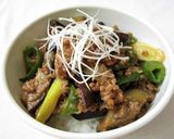 ポン酢でピーマンとナスの味噌そぼろ作り方9写真