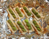ちくわと枝豆とチーズのサクサク焼き作り方2写真