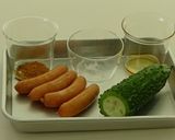簡単給食 ウインナーとゴーヤのカレー炒め作り方1写真