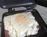 カフェ風ランチ☆ベーコンエッグライス作り方6写真