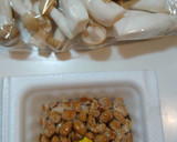 簡単！副菜♪納豆としめじのごま和え♪作り方1写真