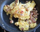 時短☆豆と卵のオリーブ油炒めオレガノ風味作り方6写真