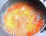 ふんわり卵の鶏粥作り方10写真