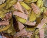 ナスとハムの酢醤油和え作り方3写真