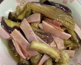 ナスとハムの酢醤油和え作り方4写真