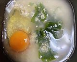 オートミールでワカメスープ作り方2写真