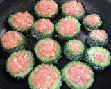 簡単ヘルシー♪ゴーヤの肉詰め作り方5写真
