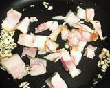 空芯菜(えん菜)のベーコンじゃがいも炒め作り方1写真