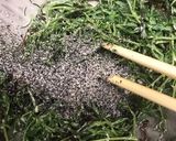 おかひじきと塩昆布の黒ゴマヨ和え作り方3写真