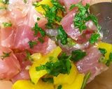 白だしで☆鮪と沢庵の漬け作り方6写真