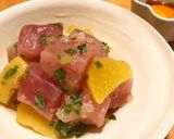 白だしで☆鮪と沢庵の漬け作り方7写真