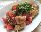 夏にぴったり鶏肉とトマトの香味だれ南蛮風作り方10写真