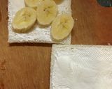 バナナとクリームチーズサンド作り方2写真