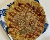 245kcal オートミール お好み焼き作り方5写真