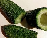 ゴーヤの肉詰め作り方1写真