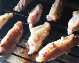 おうち居酒屋★手羽中のにんにく塩麹グリル作り方3写真