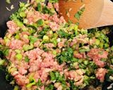 ＊挽肉と卵のレタス包み＊作り方2写真