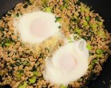 ＊挽肉と卵のレタス包み＊作り方4写真
