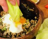 ＊挽肉と卵のレタス包み＊作り方7写真